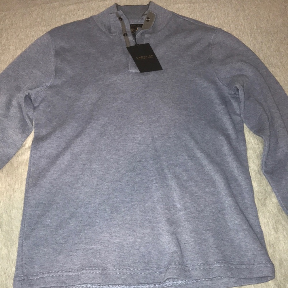 *NWT* Blue Lachlan 3-Button Sweater